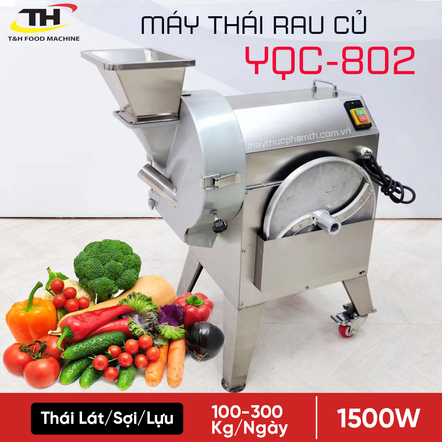 Máy Thái Rau Củ Công Nghiệp YQC-802