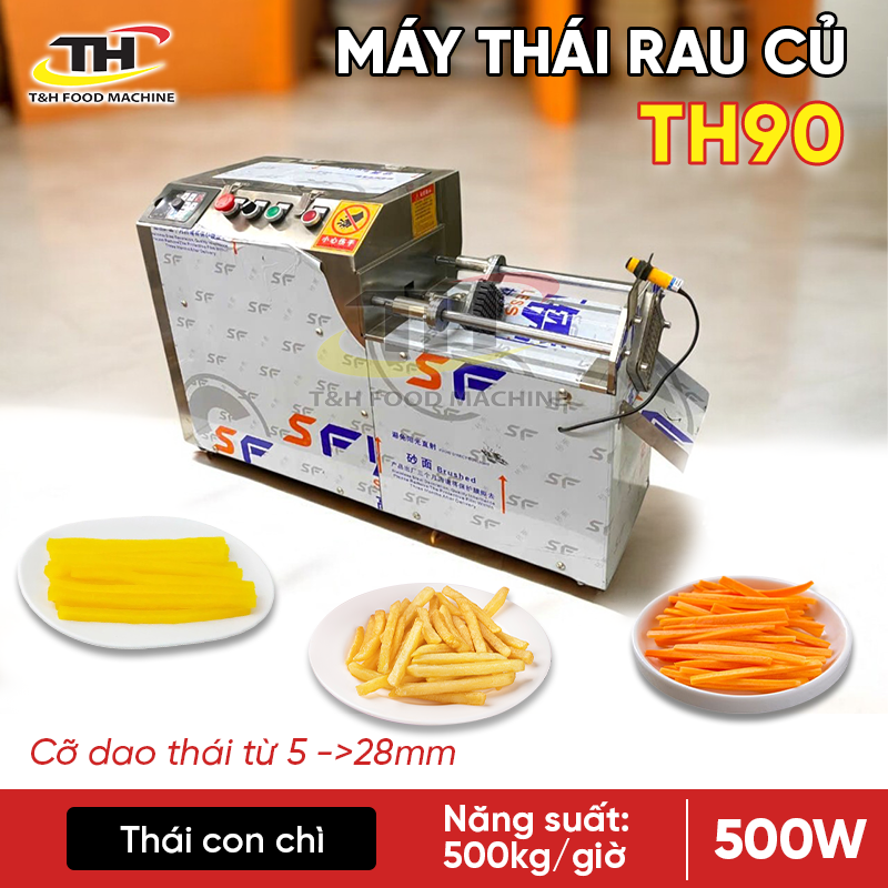 Máy Thái Rau Củ Con Chì Công Nghiệp TH90