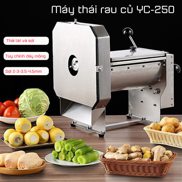 Máy Thái Hành Sả Và Nhiều Loại Rau Củ, Độ Dày Mỏng Tủy Chỉnh.