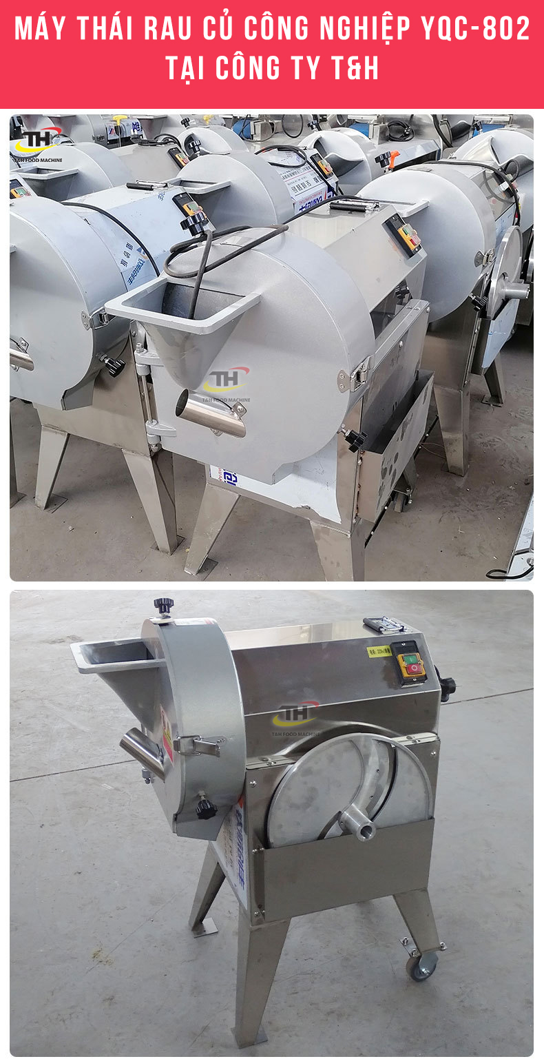 Máy Thái Rau Củ Công Nghiệp YQC-802