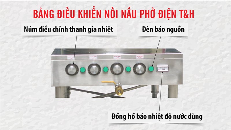 NỒI NẤU PHỞ ĐIỆN T&H 90 LÍT
