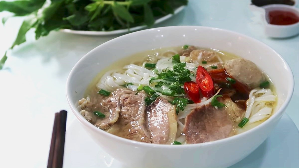 Phở bò không cần xương