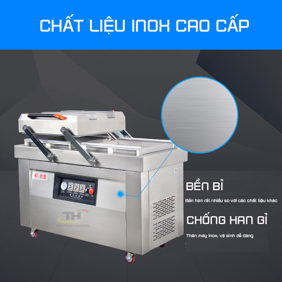 chất liệu máy hút chân không