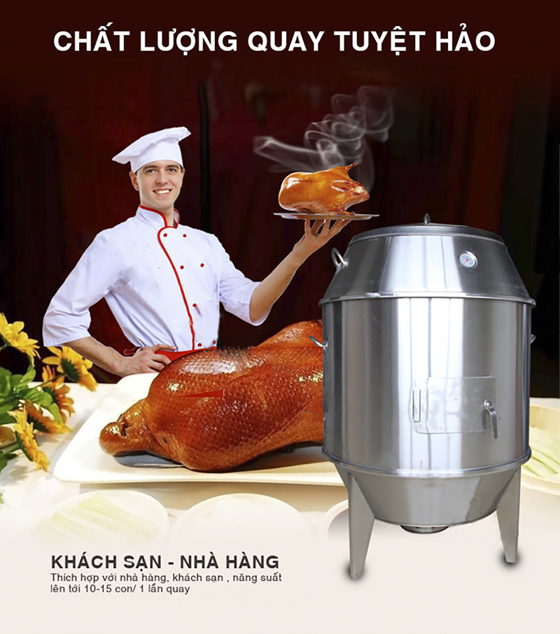 LU QUAY VỊT INOX 90