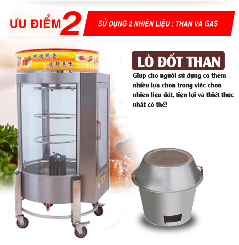 Lu quay vịt kính 680