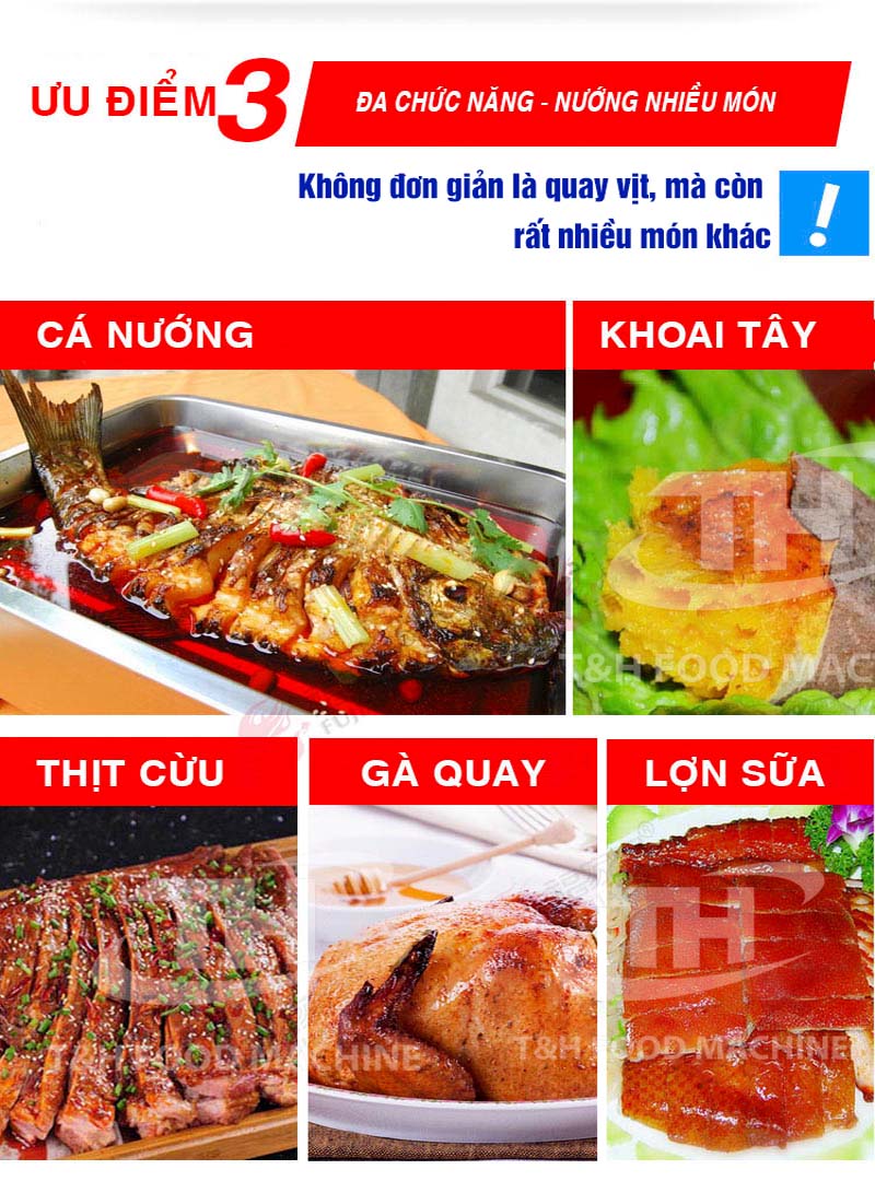 LÒ QUAY VỊT KÍNH 850