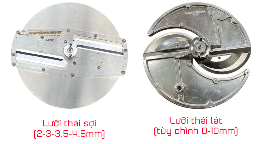 lưỡi dao của máy thái rau củ YC380