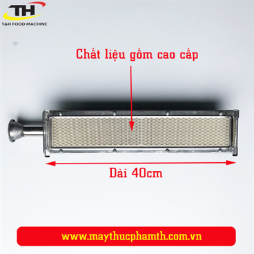 Họng đốt dài cho bếp nướng gas