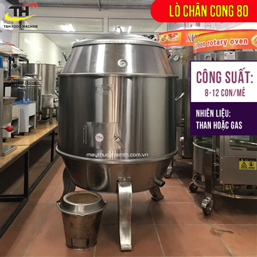 Lò Quay Vịt Chân Cong 80