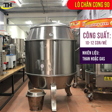 Lò quay vịt chân cong 90