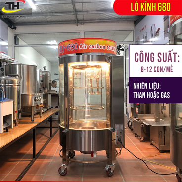 Lò Quay Vịt Kính 680