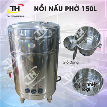 Nồi Nấu Phở điện 150L