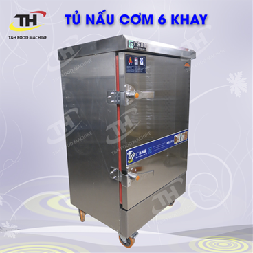 Tủ cơm dùng điện 6 khay