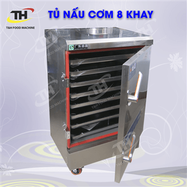 Tủ cơm dùng điện 8 khay